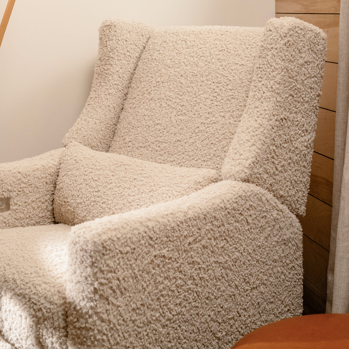 Kiwi Electronic Recliner + Swivel Glider in Eco-Performance Fabric with USB Port - Teddy Loop