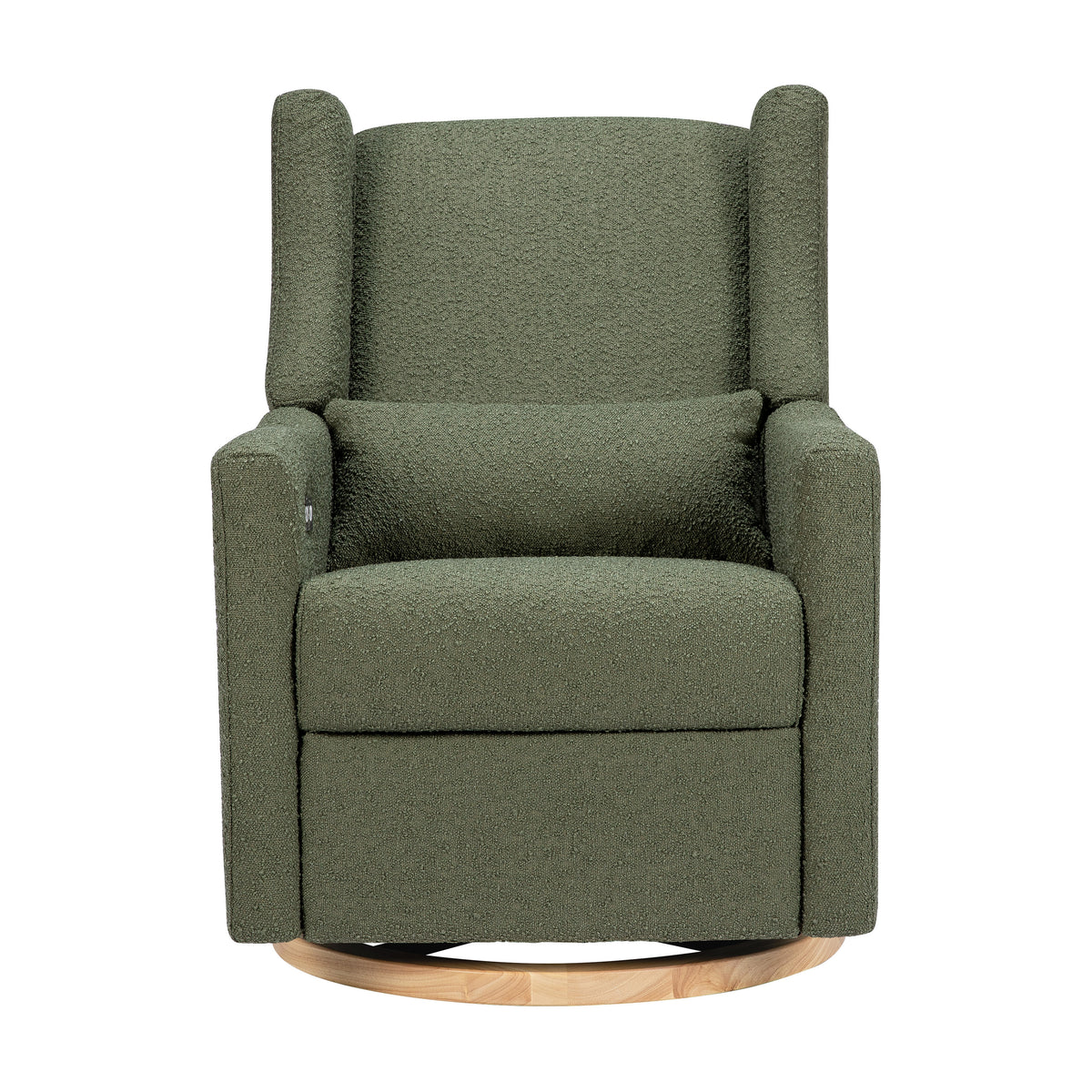 Boucle Swivel Recliner Chair
