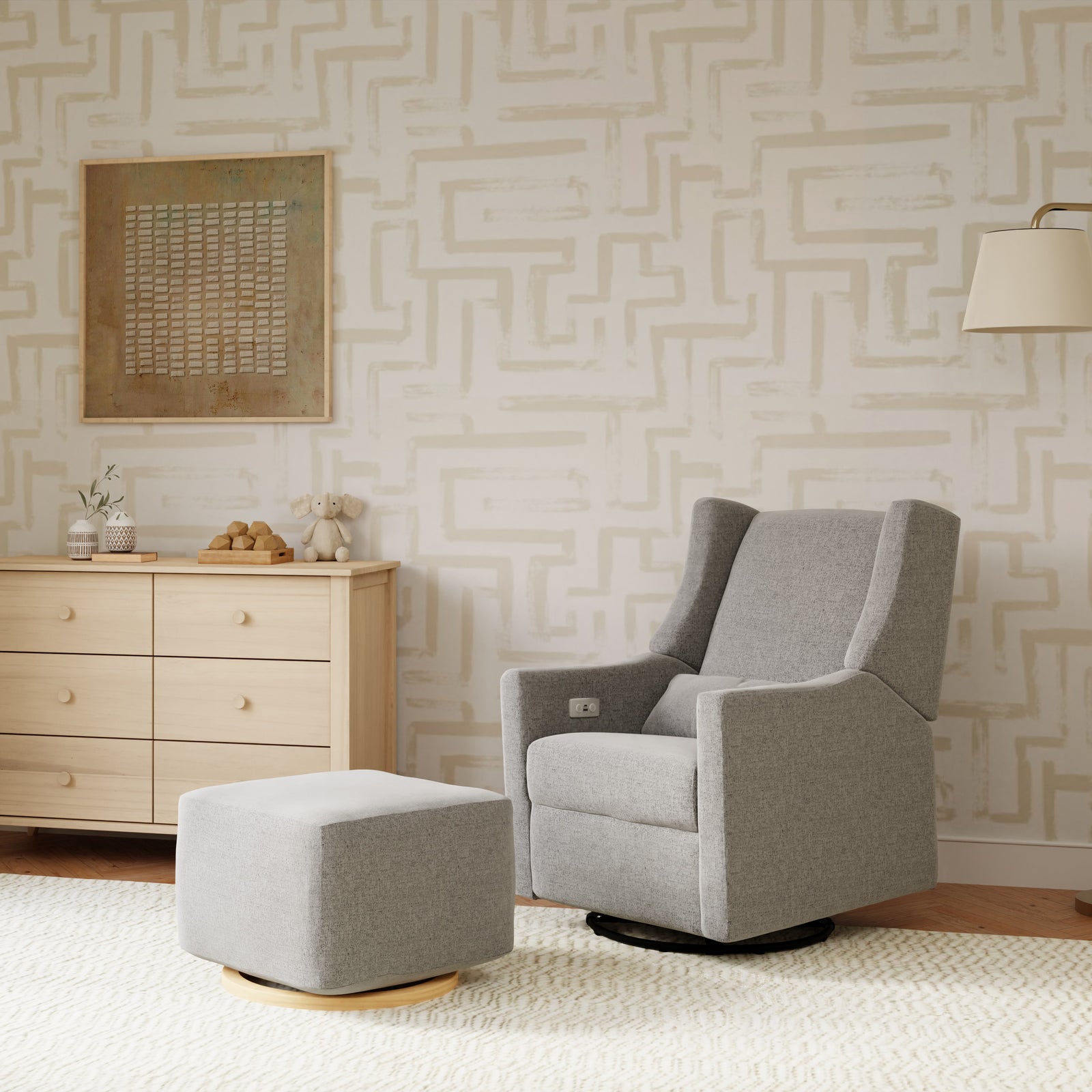 Kiwi Electronic Recliner + Swivel Glider | Eco-Performance Fabric