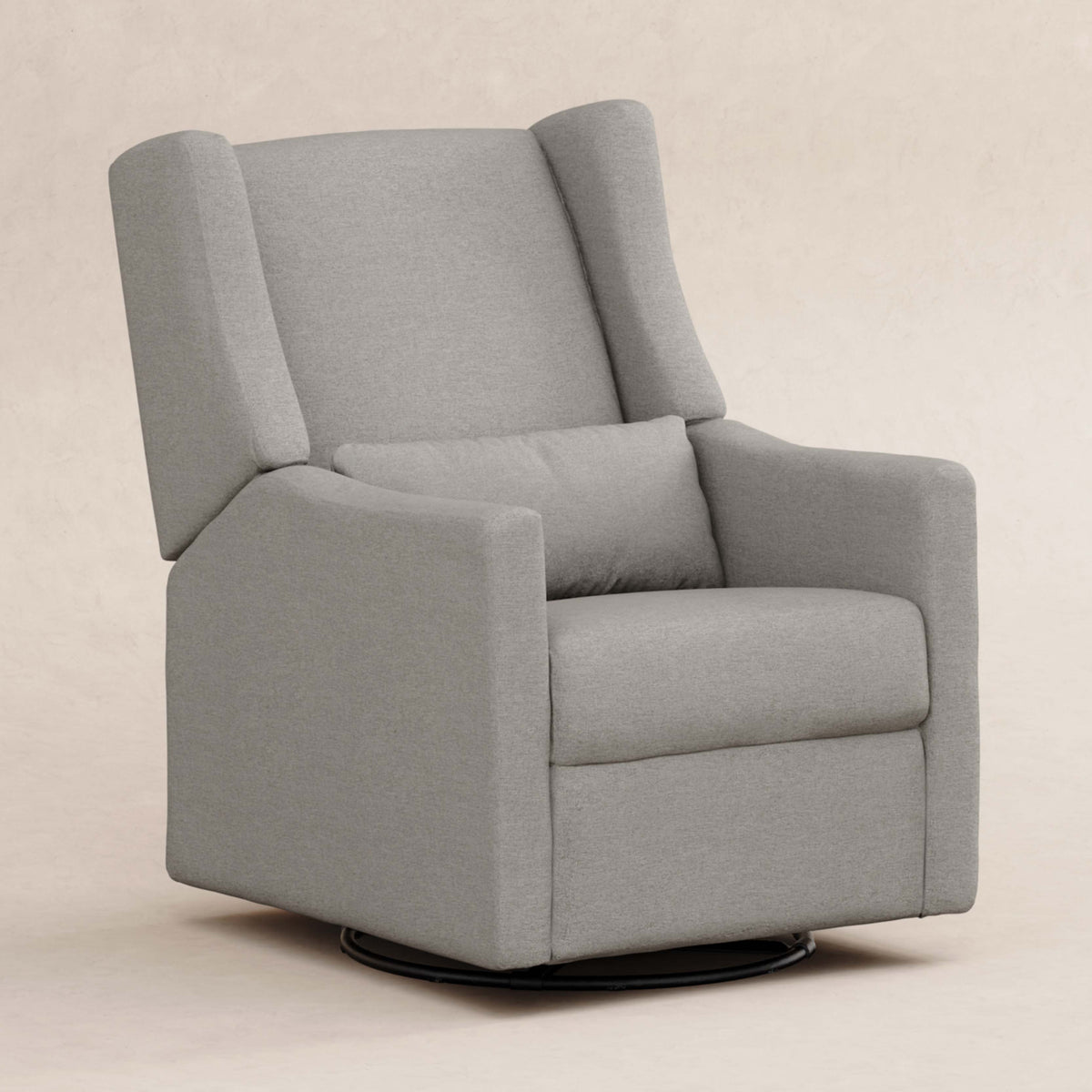 Kiwi Electronic Recliner and Swivel Glider in Eco-Performance Fabric with USB port - Grey