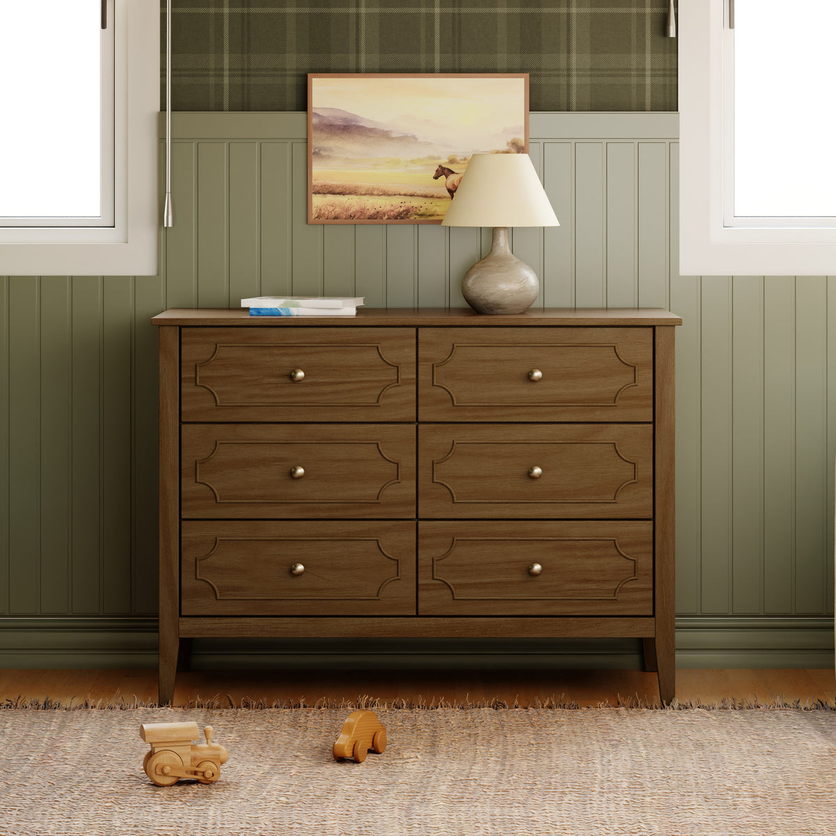 Chloe Regency 6-Drawer Dresser