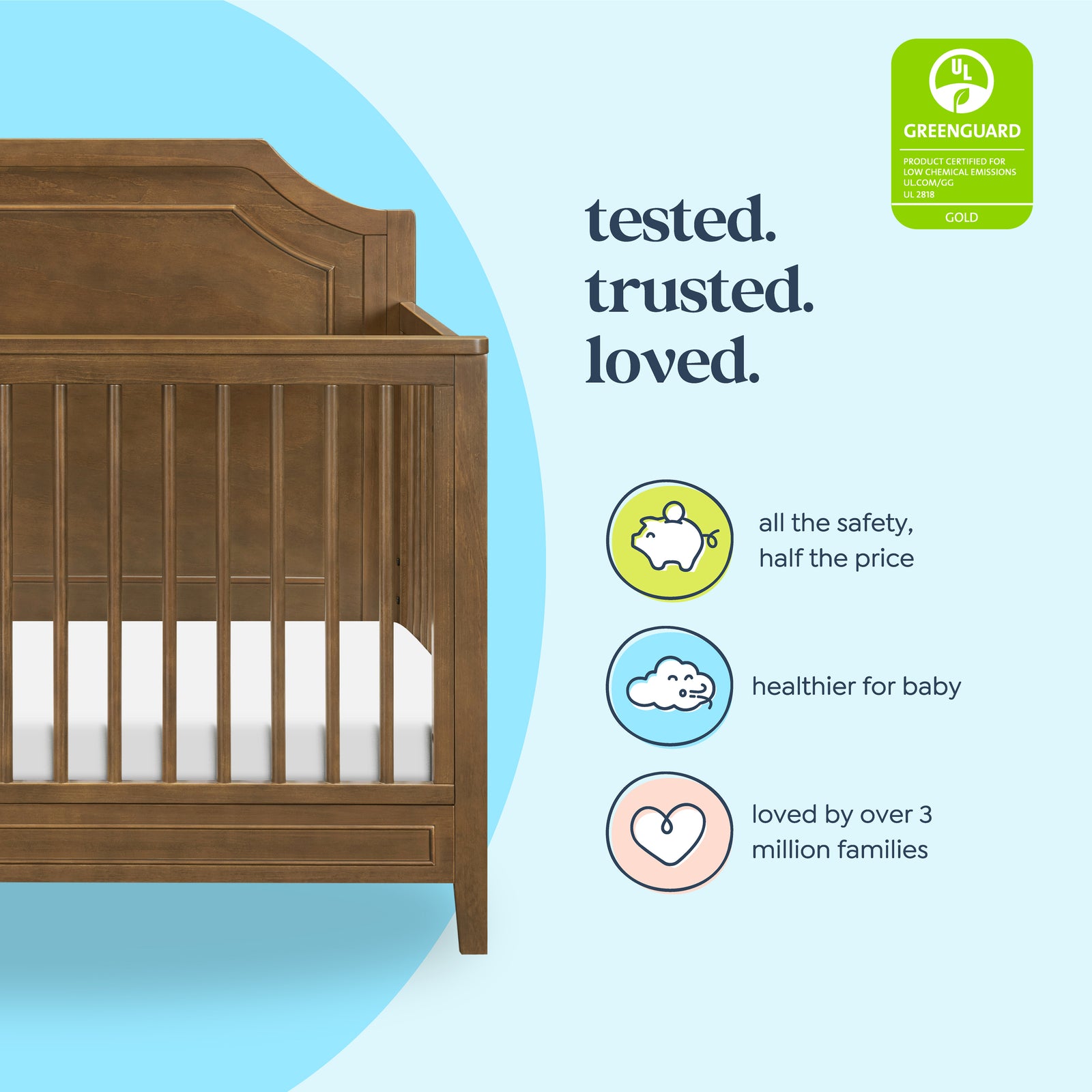 Chloe Regency 4-in-1 Convertible Crib