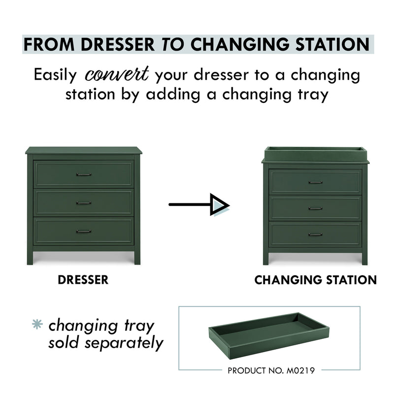 Charlie 3-Drawer Dresser