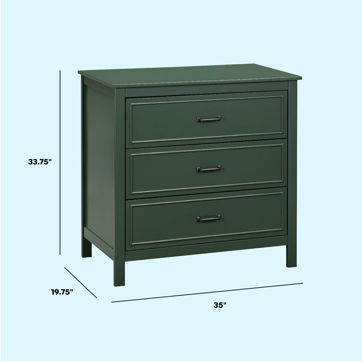 Charlie 3-Drawer Dresser