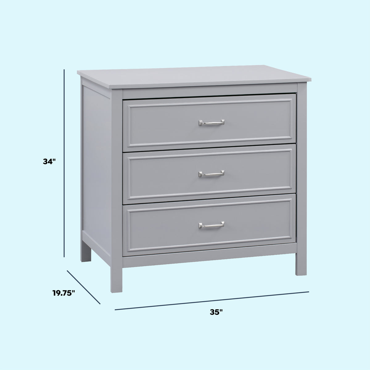 Charlie 3-Drawer Dresser