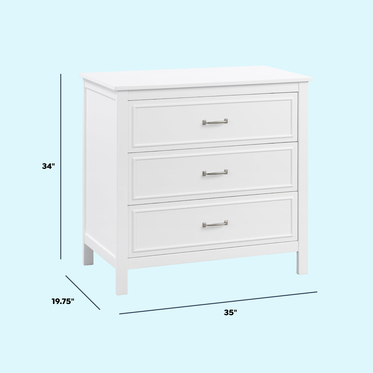 Charlie 3-Drawer Dresser