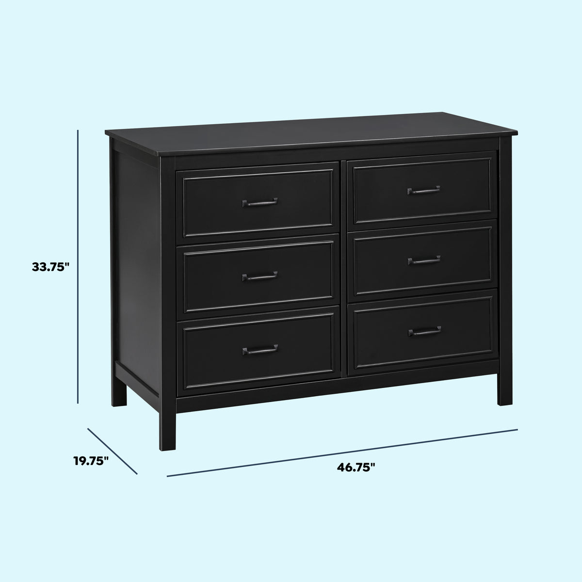 Charlie 6-Drawer Double Dresser