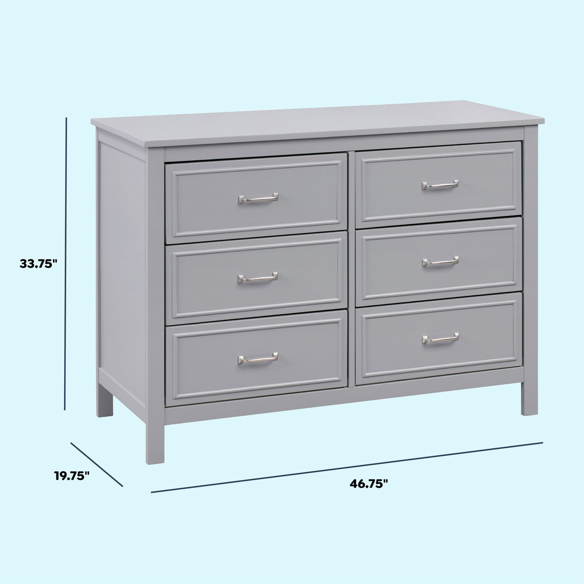 Charlie 6-Drawer Double Dresser