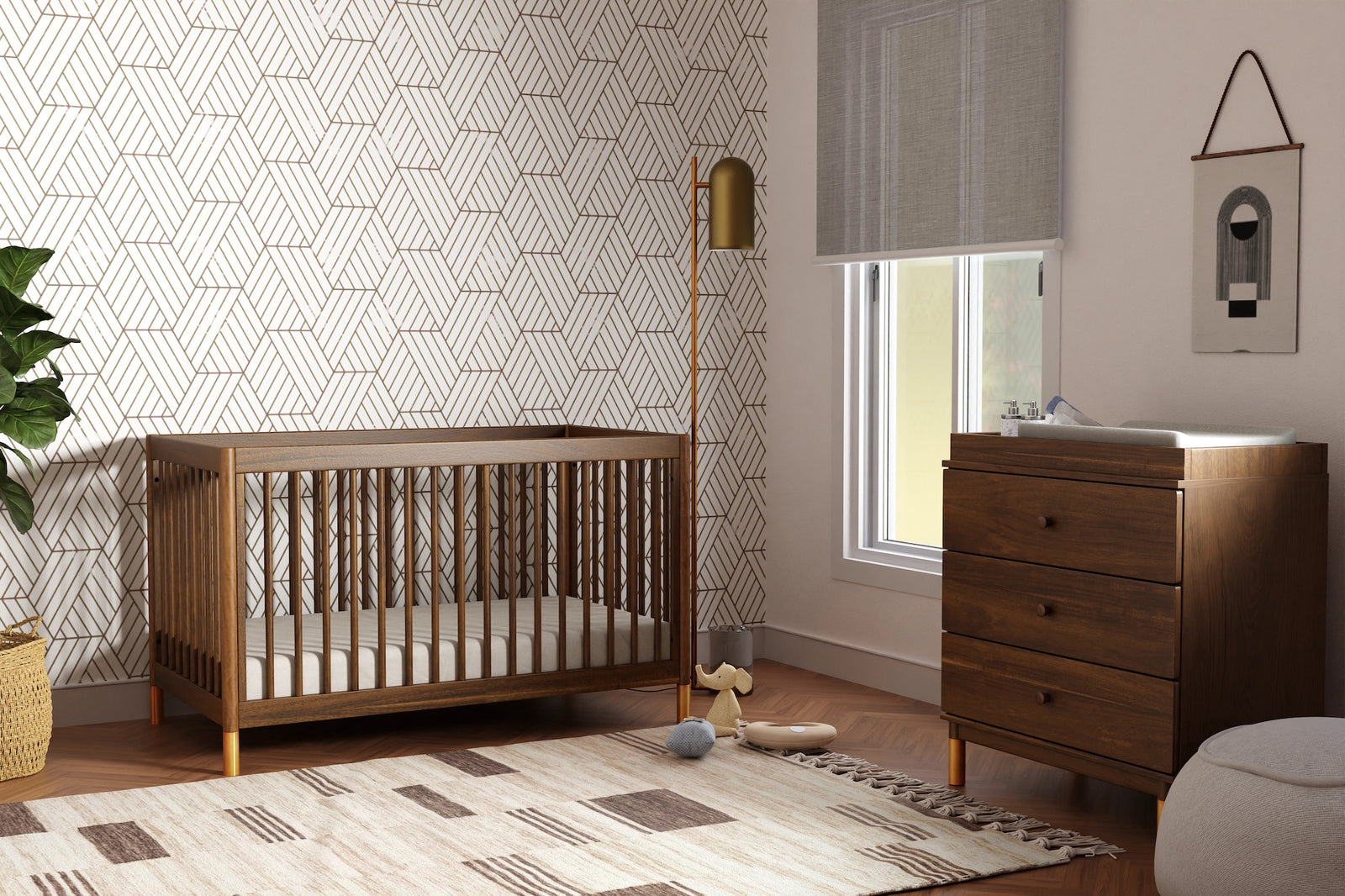Gelato 4-in-1 Crib with Toddler Bed Conversion Kit
