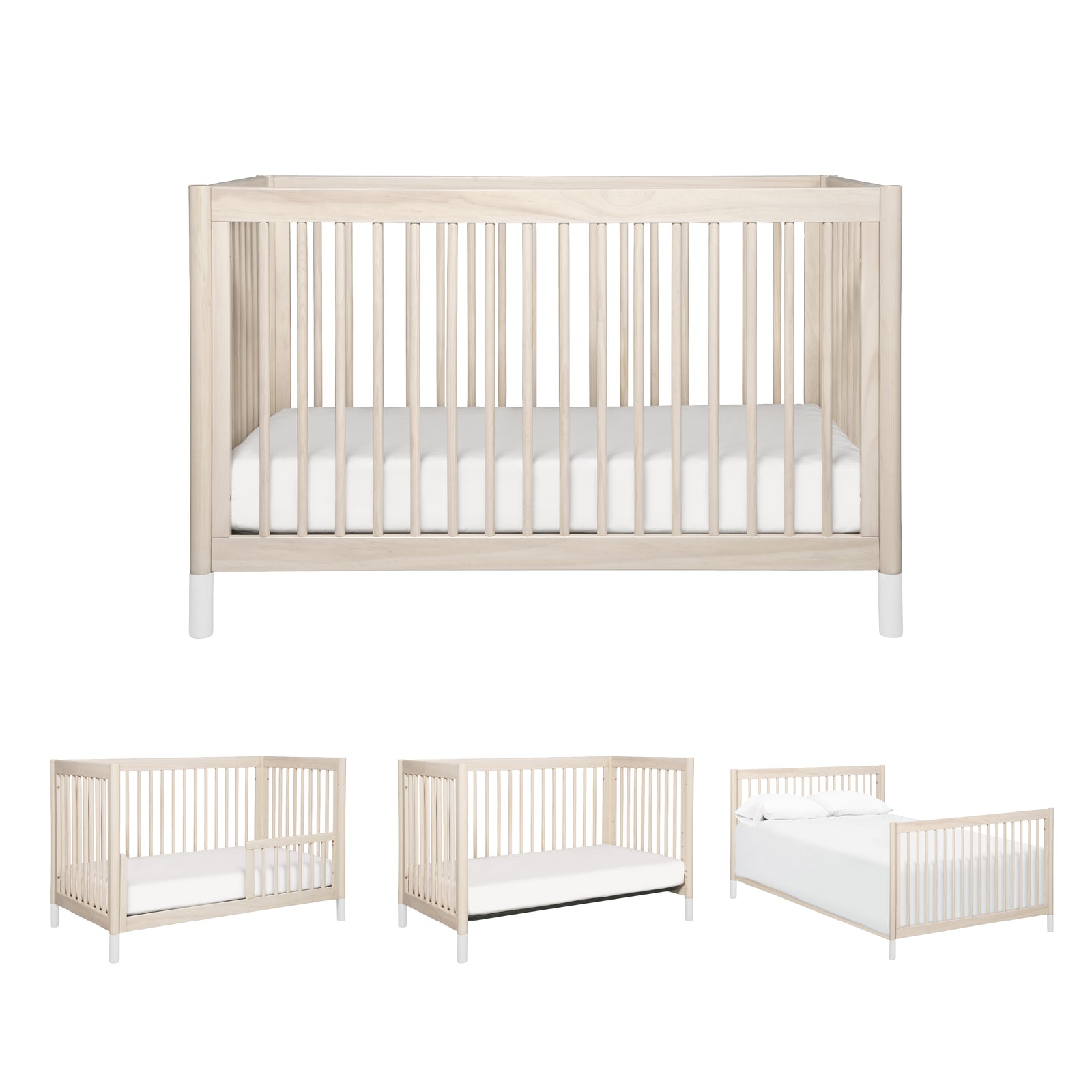 Gelato 4-in-1 Crib with Toddler Bed Conversion Kit