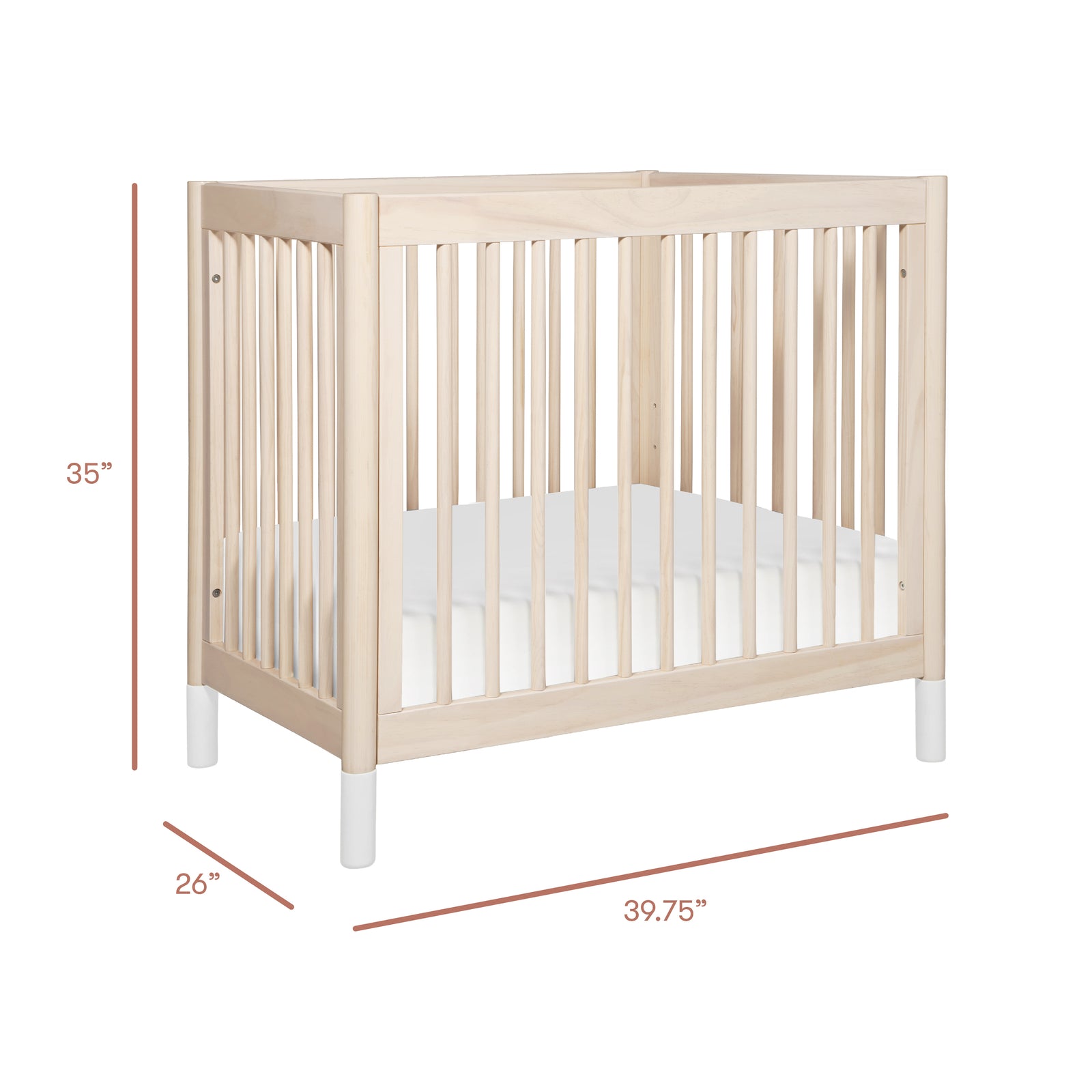 Gelato 4-in-1 Convertible Mini Crib