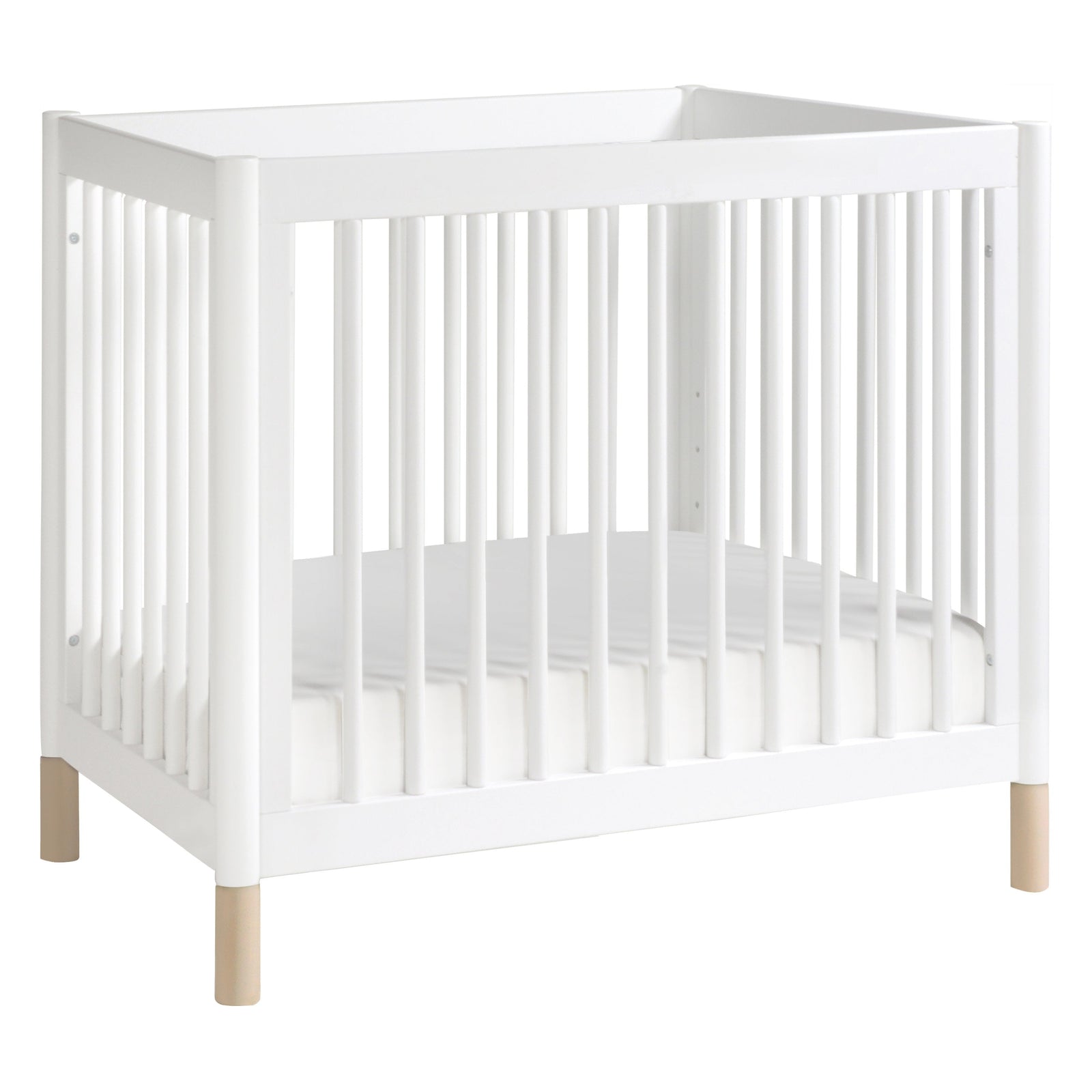 Gelato 4-in-1 Convertible Mini Crib - White - Project Nursery