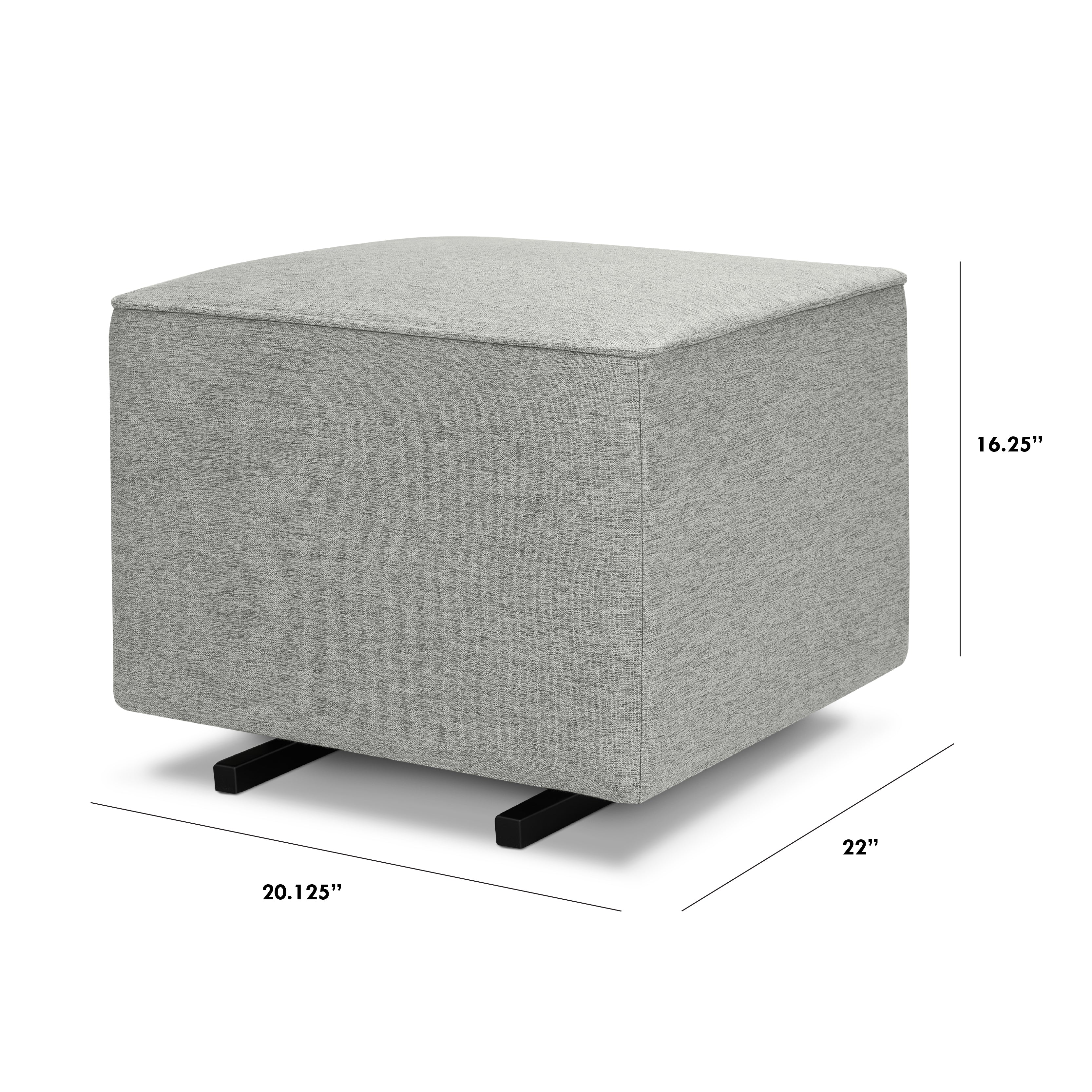 Davinci olive glider outlet and ottoman dark grey