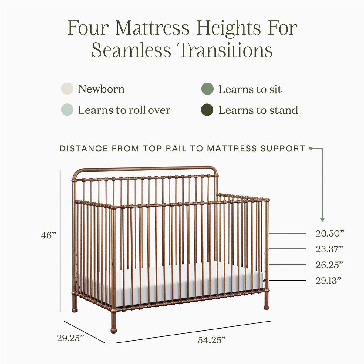 Winston 4-in-1 Convertible Crib