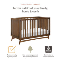 Peggy 3-in-1 Convertible Crib with Toddler Bed Conversion Kit