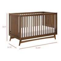 Peggy 3-in-1 Convertible Crib with Toddler Bed Conversion Kit