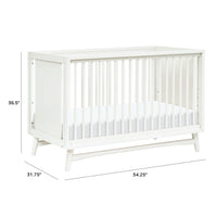 Peggy 3-in-1 Convertible Crib with Toddler Bed Conversion Kit