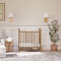 Abigail 3-in-1 Convertible Mini Crib - Vintage Gold