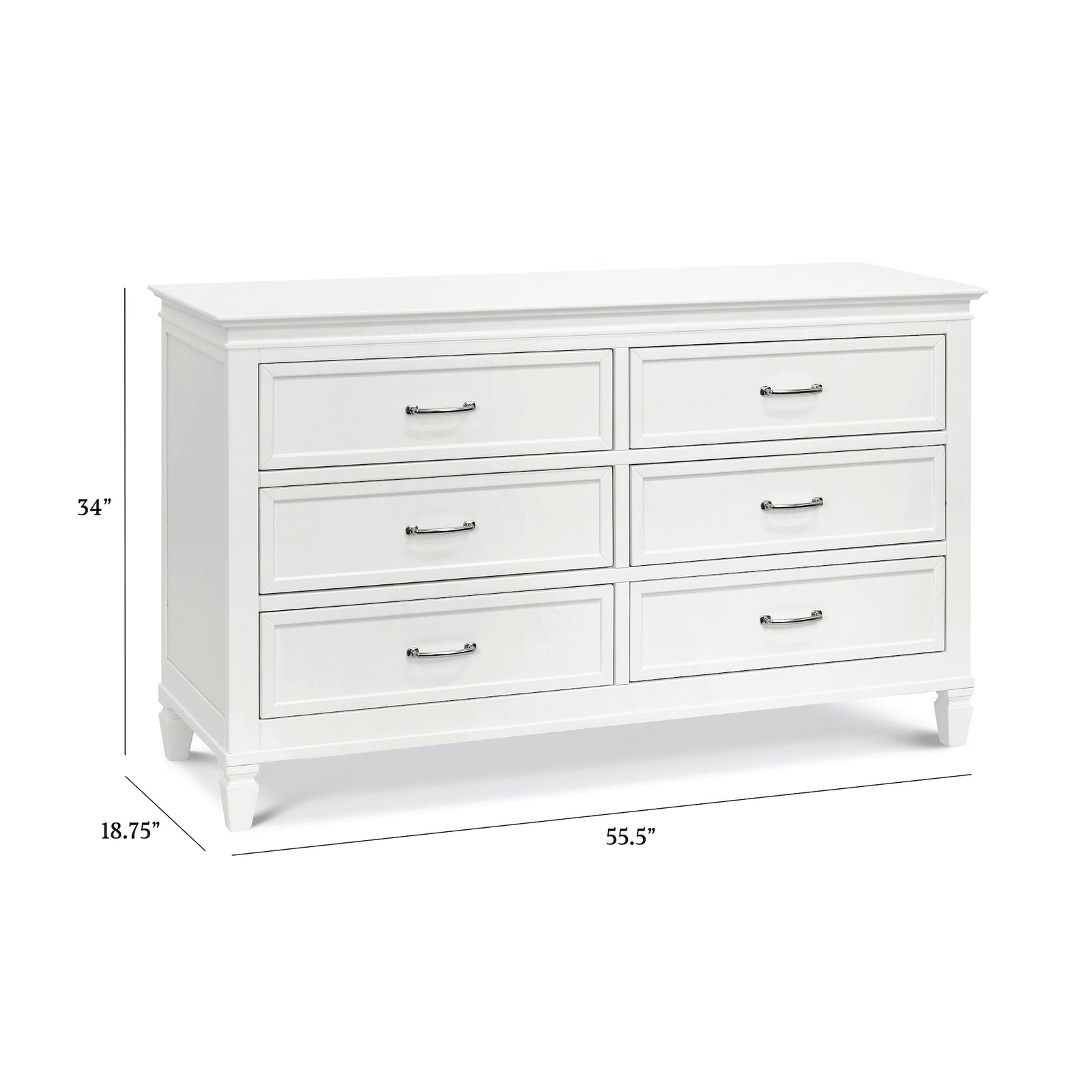 Darlington 6-Drawer Assembled Dresser