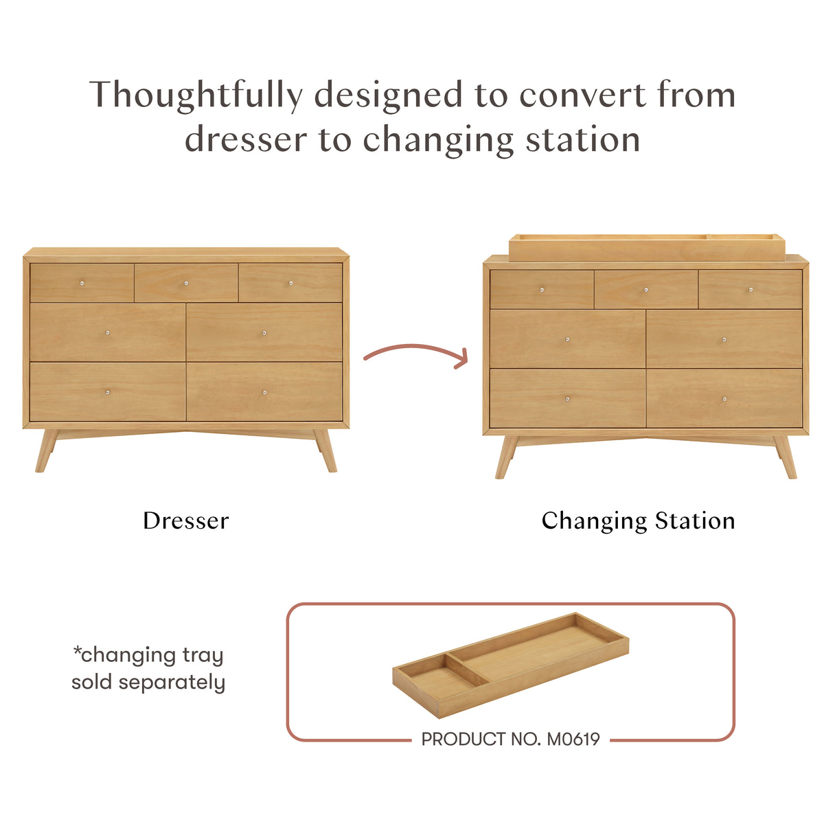 Palma 7-Drawer Wide Assembled Dresser (53")