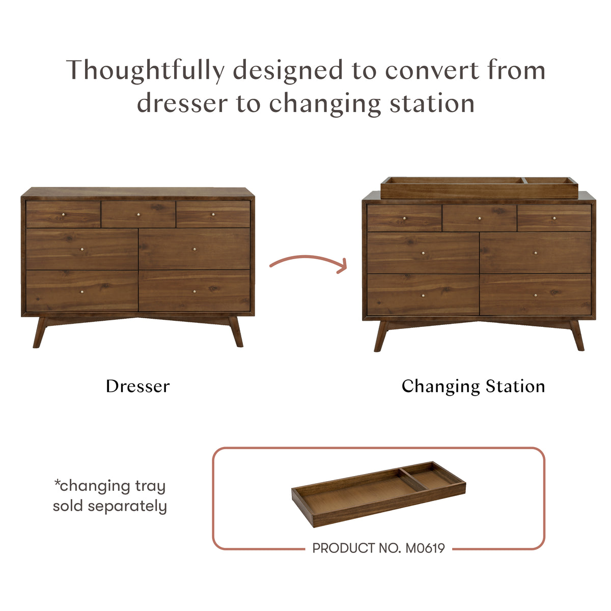 Palma 7-Drawer Wide Assembled Dresser (53")
