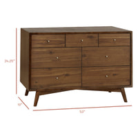 Palma 7-Drawer Wide Assembled Dresser (53")