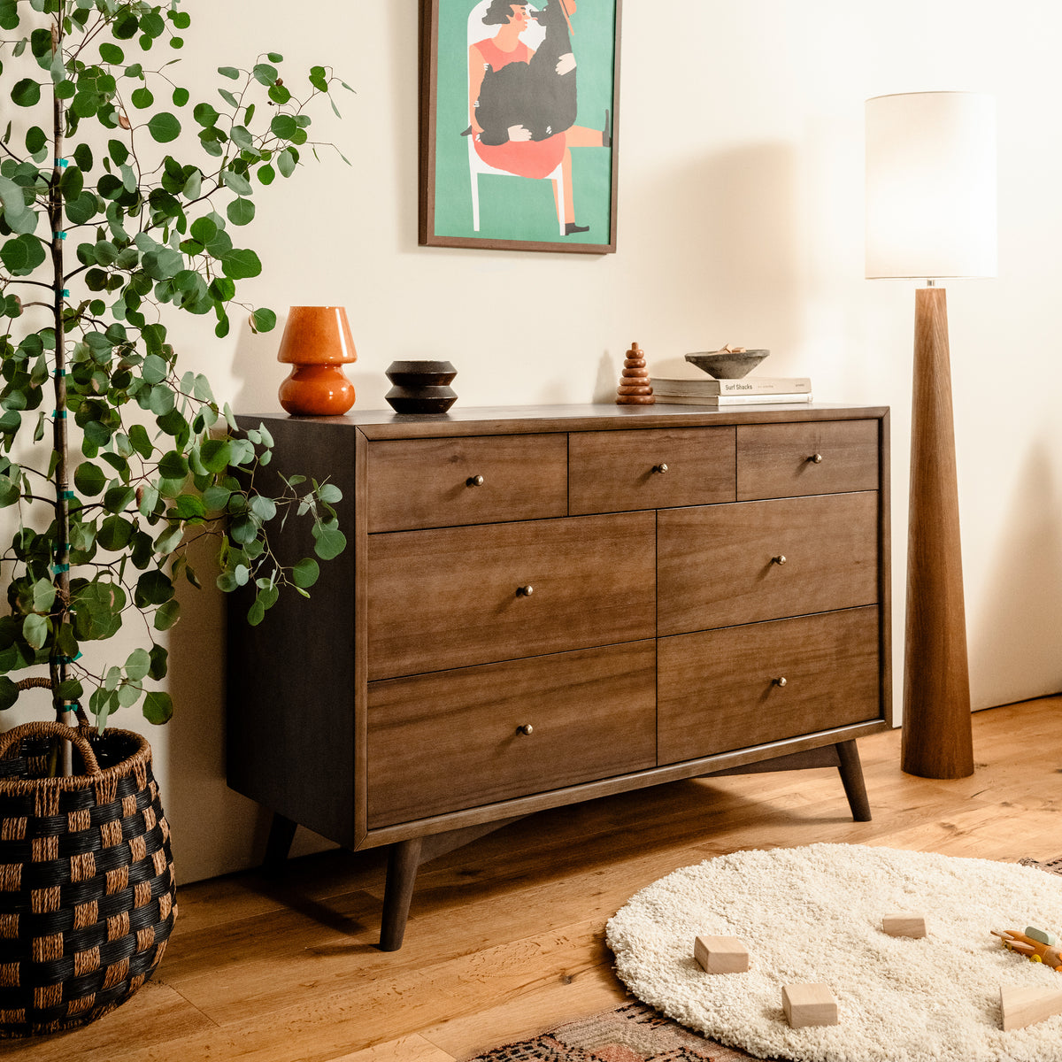 Palma 7-Drawer Wide Assembled Dresser (53")