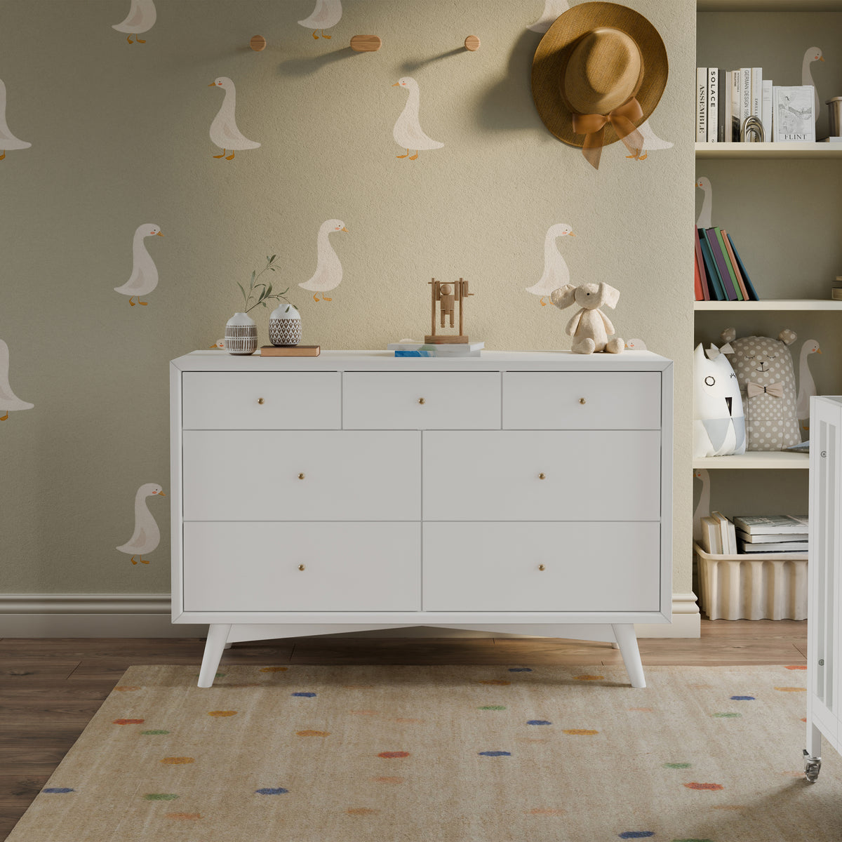 Palma 7-Drawer Wide Assembled Dresser (53")