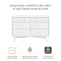 Palma 7-Drawer Wide Assembled Dresser (53")