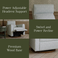 Morris & Co. x Namesake Willa Plus Power Glider Recliner with Power Headrest