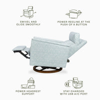 Morris & Co. x Namesake Willa Plus Power Glider Recliner with Power Headrest
