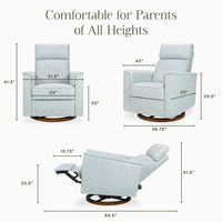 Morris & Co. x Namesake Willa Plus Power Glider Recliner with Power Headrest