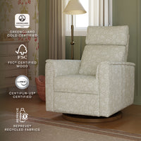 Morris & Co. x Namesake Willa Plus Power Glider Recliner with Power Headrest