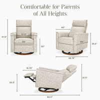 Morris & Co. x Namesake Willa Plus Power Glider Recliner with Power Headrest
