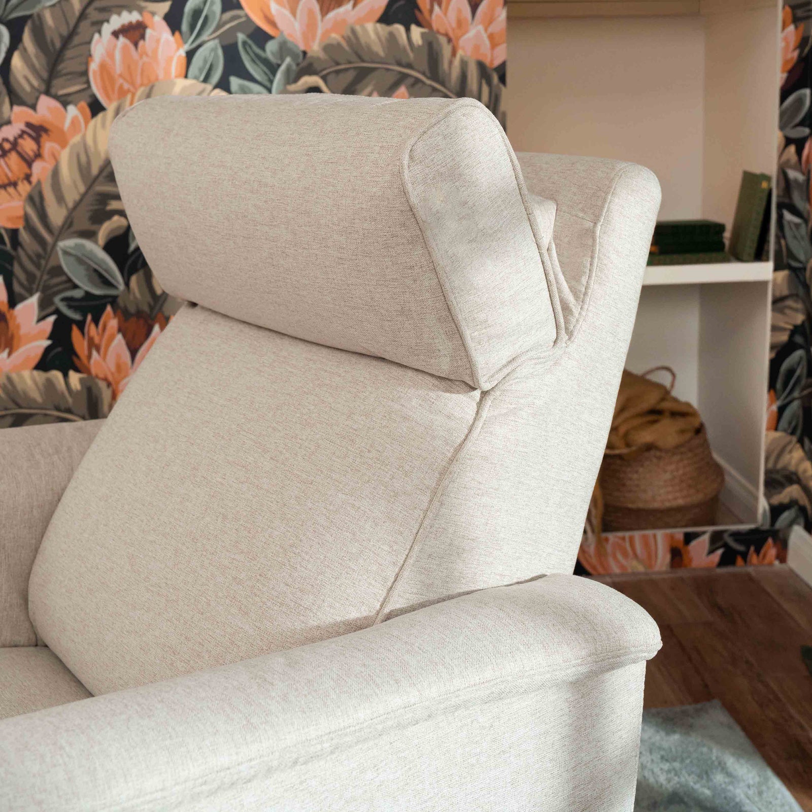 Willa Plus Power Recliner + Swivel Glider with Power Headrest | Eco Performance Fabric