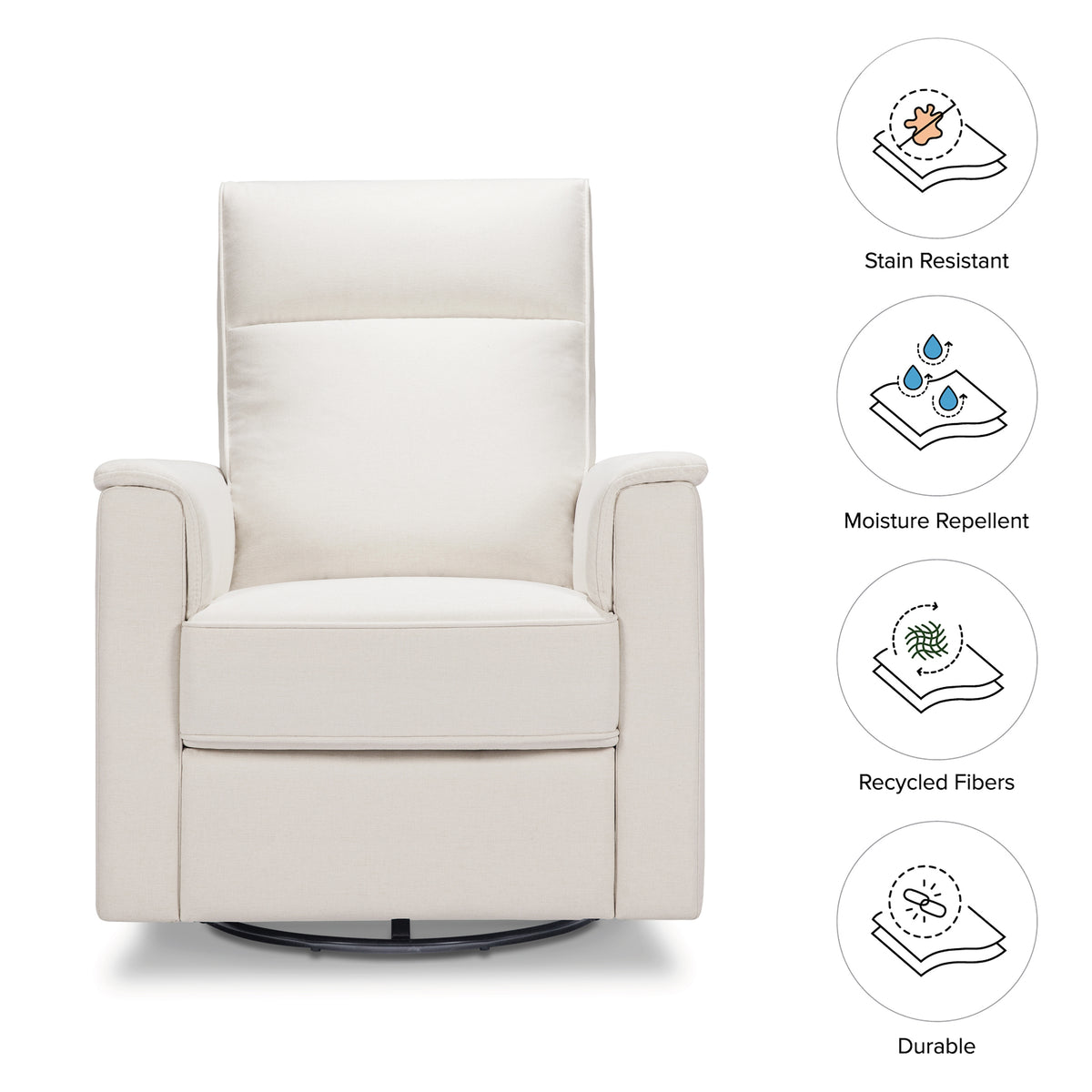 Willa Recliner in Eco-Performance Fabric