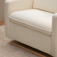 Cali Pillowback Chair-and-a-Half Glider - Sherpa
