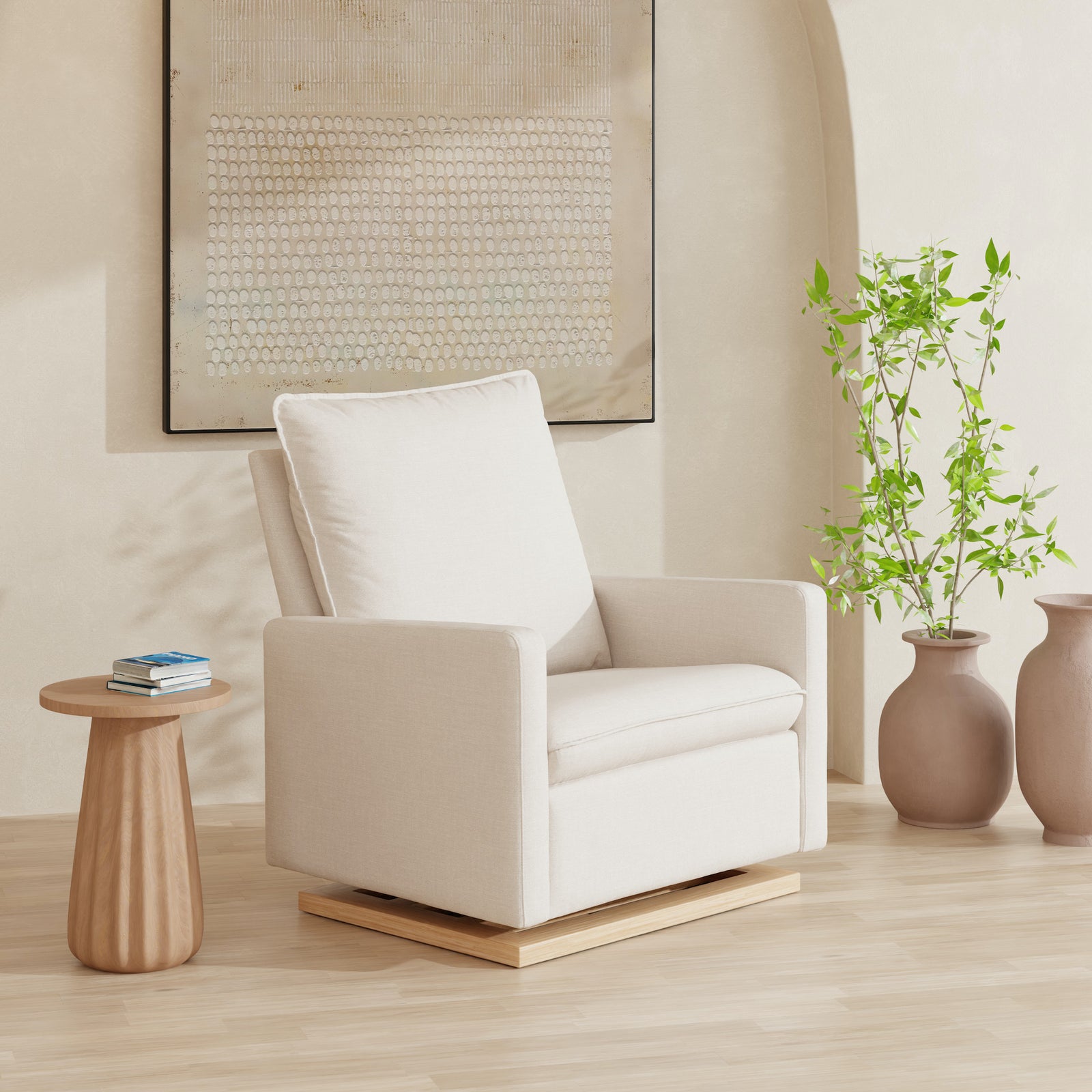 Cali Pillowback Chair-and-a-Half Glider | Eco-Performance Fabric