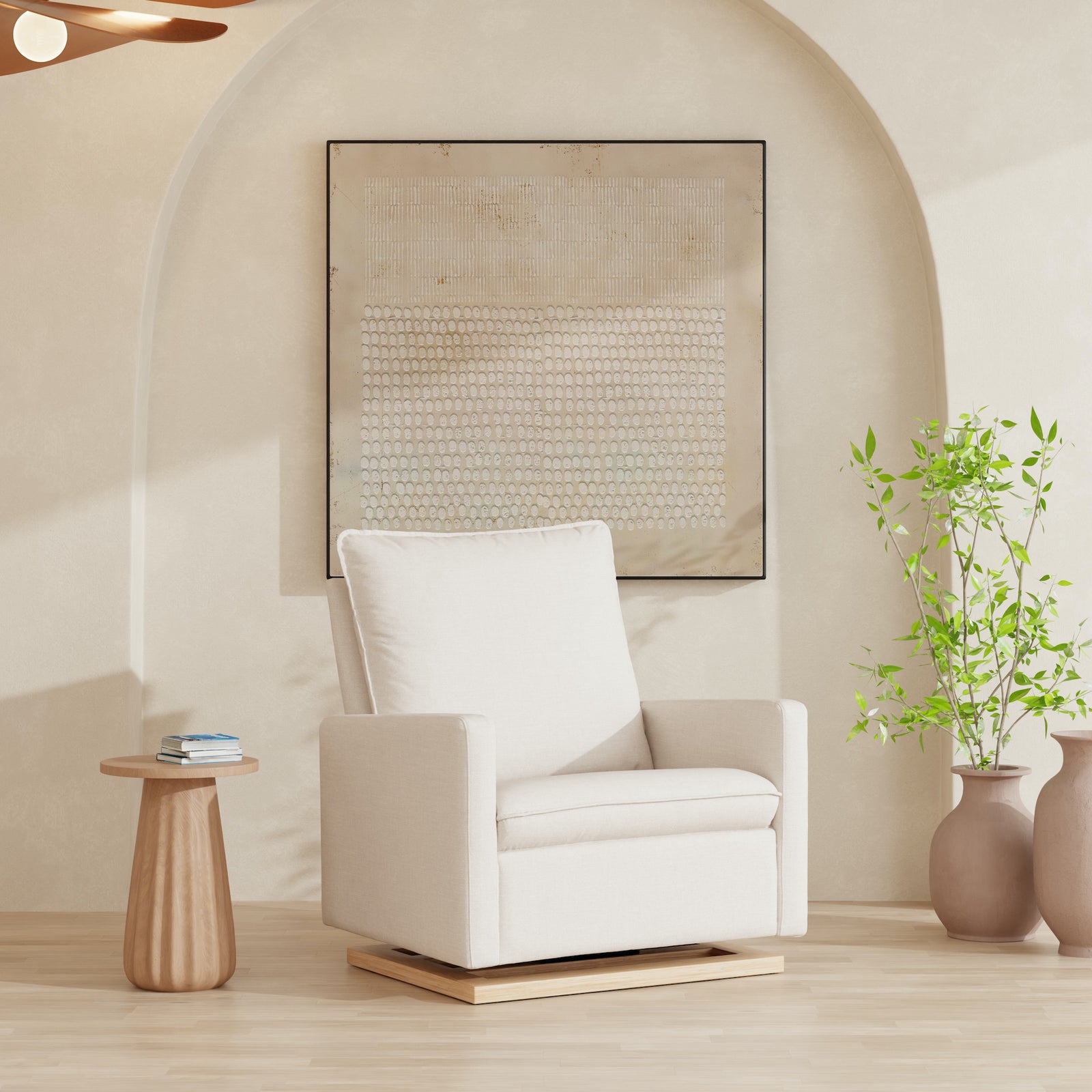 Cali Pillowback Chair-and-a-Half Glider | Eco-Performance Fabric