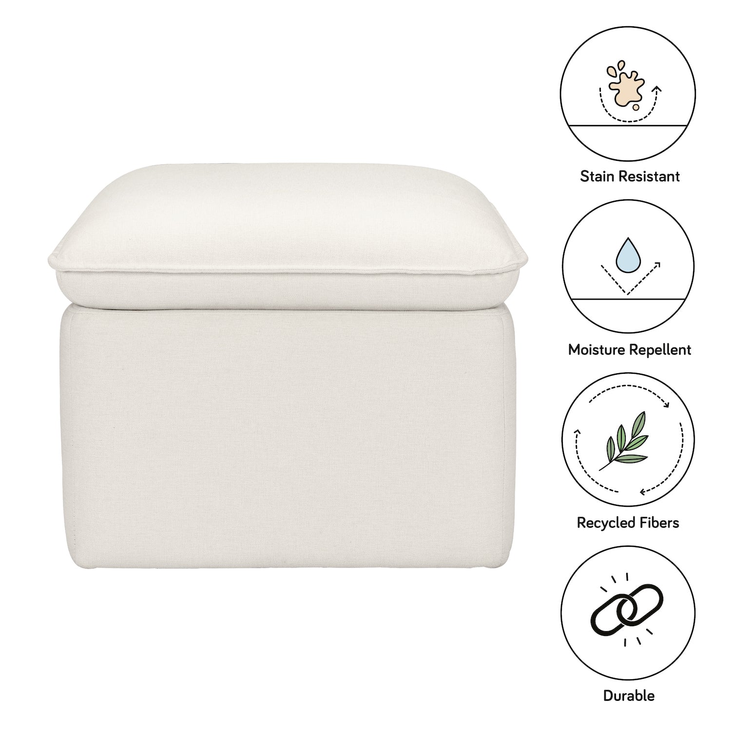 Cali Storage Ottoman