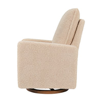 Cali Pillowback Swivel Glider | Shearling