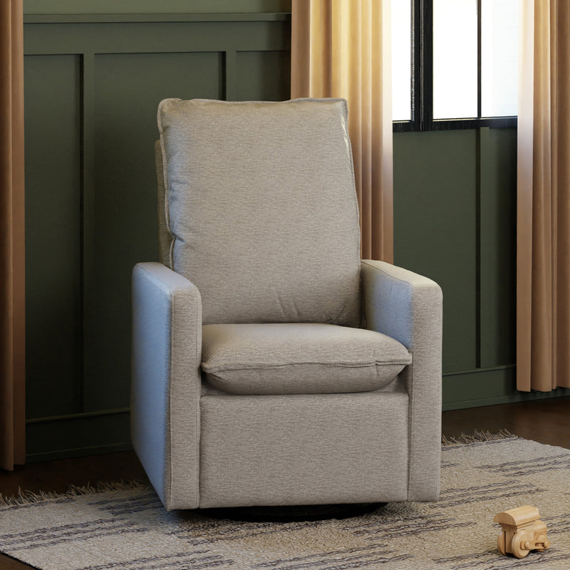 Cali Pillowback Swivel Glider in Eco-Performance Fabric