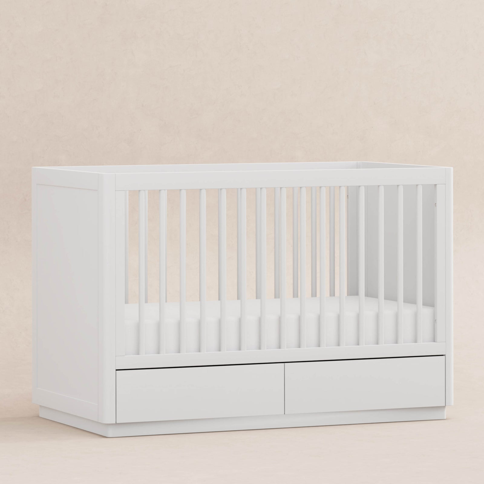 Bento 3-in-1 Convertible Storage Crib with Toddler Bed Conversion Kit