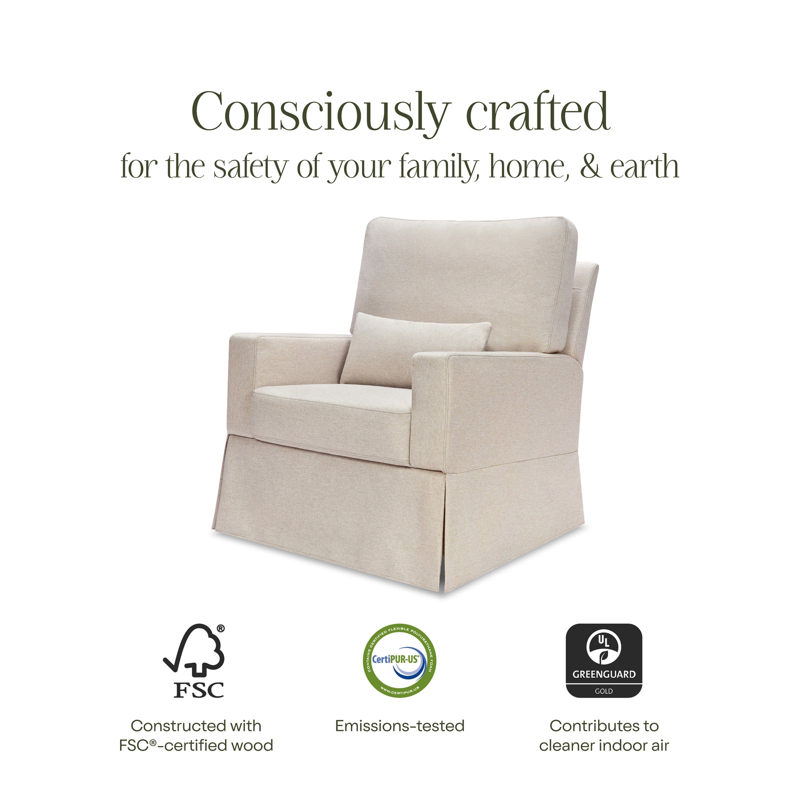 Crawford Recliner + Swivel Glider