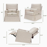 Crawford Recliner + Swivel Glider