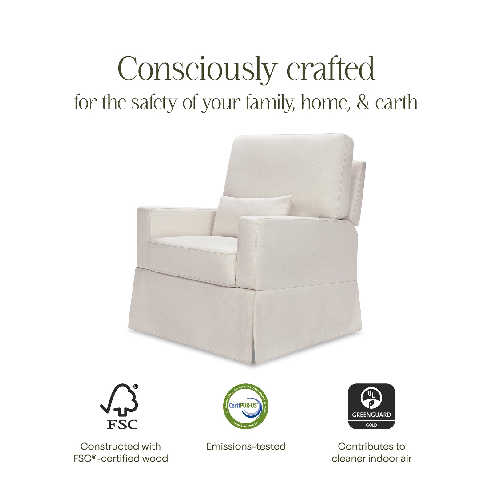 Crawford Recliner + Swivel Glider