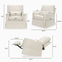 Crawford Recliner + Swivel Glider