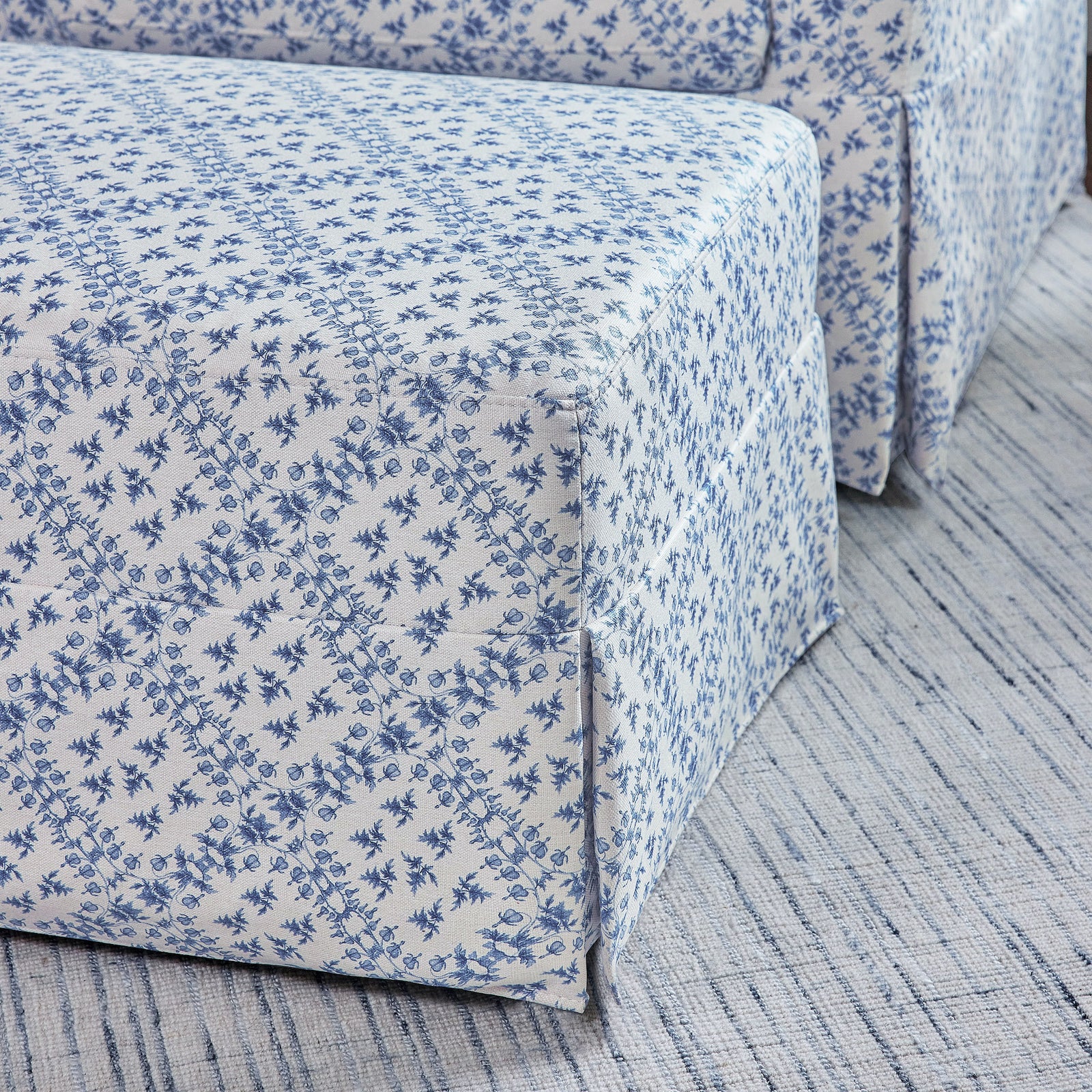 Sarah Flint x Namesake Crawford Gliding Ottoman in Eco-Performance Fabric