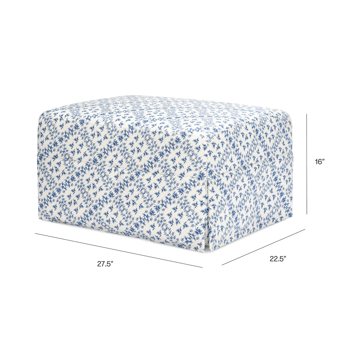 Sarah Flint x Namesake Crawford Gliding Ottoman in Eco-Performance Fabric