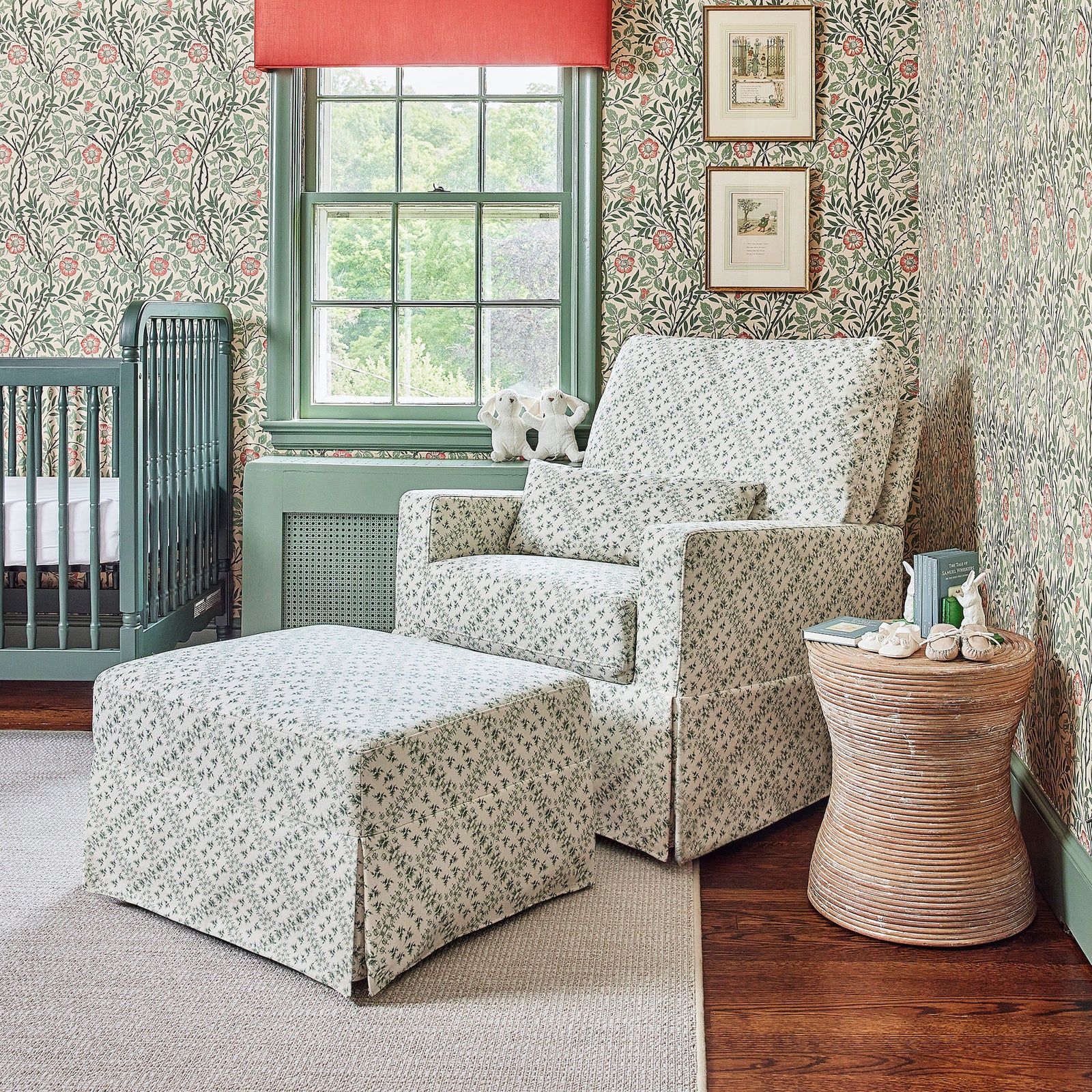 Sarah Flint x Namesake Crawford Gliding Ottoman in Eco-Performance Fabric